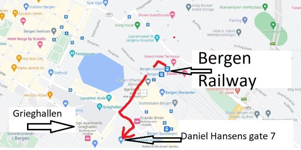 Toppleilighet - In The Heart Of Bergen City - 3 Beds 아파트 외부 사진